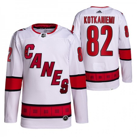 Mænd NHL Carolina Hurricanes Trøje Jesperi Kotkaniemi 82 Adidas 2019-20 Hvid Authentic